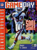 Anthony Miller Signed Broncos 10/6/96 Gameday Magazine Beckett 45488