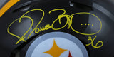 Jerome Bettis Autographed Steelers F/S Speed Authentic Helmet - Beckett W Holo