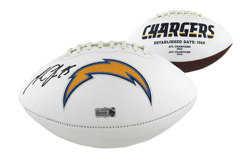 Melvin Gordon Signed Los Angeles Chargers Embroidered NFL Football