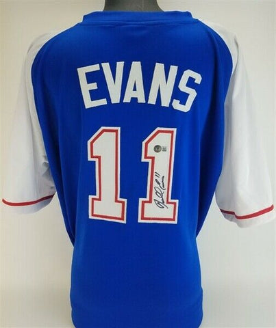 Darrell Evans Signed Atlanta Braves 1973 Throwback Jersey / Beckett Witness Holo