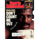 Michael Spinks Autographed/Signed Sports Illustrated 06/20/1988 Beckett 47681