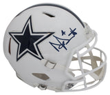 Dak Prescott Autographed Dallas Cowboys 22 Alt Authentic Helmet Beckett 39763