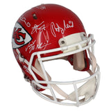 Kansas City Chiefs SB 57 Team Signed Helmet Mahomes, Kelce, Reid + 23 Beckett