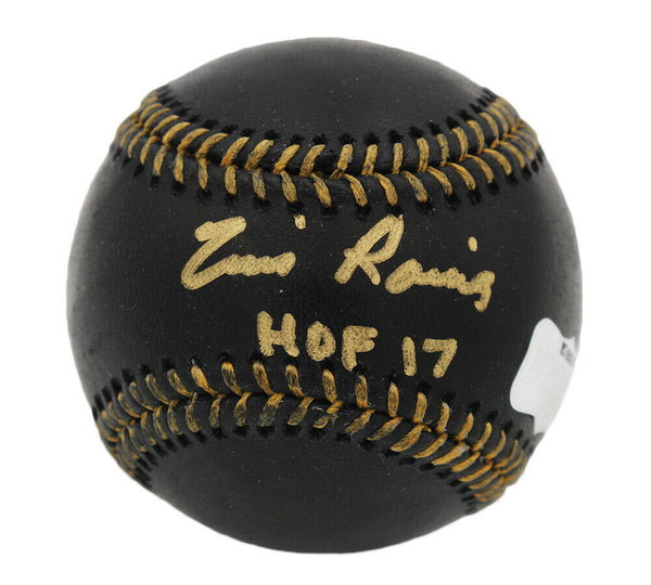 Tim Raines Signed Montreal Expos Rawlings OML Black Baseball with "HOF 17" Insc