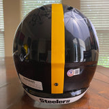 Jerome Bettis Autographed Signed Pittsburgh Steelers FS Replica Helmet Beckett