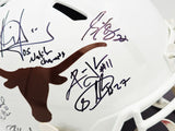 2005 NATIONAL CHAMP TEXAS AUTOGRAPHED FULL SIZE HELMET 24 SIGS BECKETT 234966