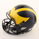 Blake Corum Signed Michigan Wolverines Full-Size Speed Helmet (Beckett) Rams R.B