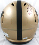 Mike Alstott Signed Purdue Boilermakers F/S Speed Helmet w/A-Train-BeckettW Holo