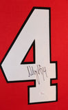 Niklas Hjalmarsson Signed Chicago Blackhawks 35" x 43" Framed Jersey (JSA COA)