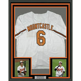 FRAMED Autographed/Signed RYAN MOUNTCASTLE 33x42 White Jersey Beckett COA