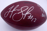 Josh Gordon Autographed Game Used Touchdown TD Ball 12-15-13 Beckett BB46420