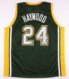 Spencer Haywood Signed Seattle Supersonics Jersey Inscribed "HOF 15" (Schwartz)