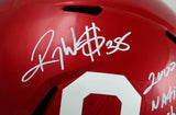 Roy Williams Signed Sooners F/S Riddell Speed Helmet w/Natl Champs-BeckettW Holo