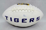 Leonard Fournette Autographed LSU Tigers Logo Football- JSA Authenticated