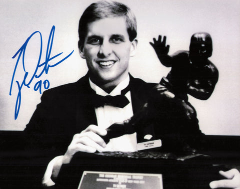 Ty Detmer Autographed Signed 8x10 Photo BYU "90" Heisman Trophy SKU #230380