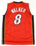 Antoine Walker Signed Red Miami Heat Jersey (Beckett) NBA Champion 2006