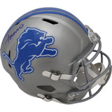 Jameson Williams Autographed/Signed Detroit Lions F/S Helmet Beckett 45786