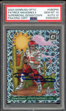 2023 Donruss Optic Downtown Superbowl Patrick Mahomes PSA 10/10 Auto GEM MINT