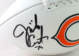 Jimbo Covert Signed Chicago Bears Logo Football w/HOF - Beckett W Auth *Black