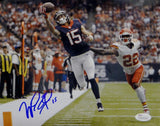 Will Fuller Signed *Blue Houston Texans 8x10 One Hand Catch Photo- JSA W Auth