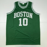 Autographed/Signed JO JO JOJO WHITE Boston Green Basketball Jersey JSA COA Auto