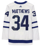 AUSTON MATTHEWS Autographed 21/22 Rocket Richard Authentic White Jersey FANATICS