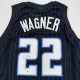 Autographed/Signed Franz Wagner Orlando Black Basketball Jersey Beckett BAS COA