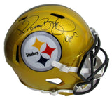 Jerome Bettis HOF Signed Steelers Full Size Flash Replica Helmet JSA 166567