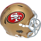 Ricky Pearsall Autographed San Francisco 49ers F/S Speed Helmet Beckett 47993