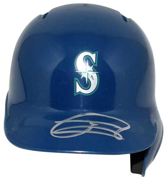 JULIO RODRIGUEZ SIGNED SEATTLE MARINERS BASEBALL BATTING MINI HELMET BECKETT