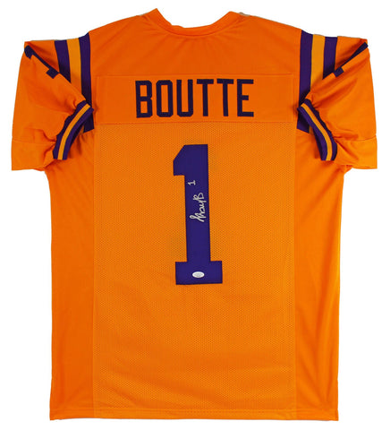 LSU Kayshon Boutte Authentic Signed Yellow Pro Style Jersey Autographed JSA