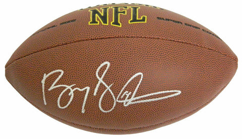 Barry Sanders LIONS Signed Wilson Super Grip Full Size NFL Football - SS COA