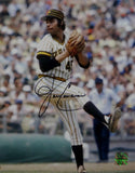 John Candelaria Signed Pittsburgh Pirates 8x10 Pitching Photo- Jersey Source Aut