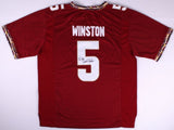 Jimbo Fisher ( Head Coach ) Signed Jameis Winston FSU Jersey (JSA COA)