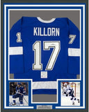 FRAMED Autographed/Signed ALEX KILLORN 33x42 Tampa Bay Blue Jersey PSA/DNA COA