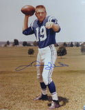 Johnny Unitas Autographed Signed Framed 16x20 Photo Colts Beckett BAS #A20733