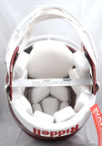 Adrian Peterson Signed Oklahoma F/S Speed Authentic Helmet-Beckett W Holo *White