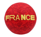 Kylian Mbappe Signed Red French Federation National Soccer Ball