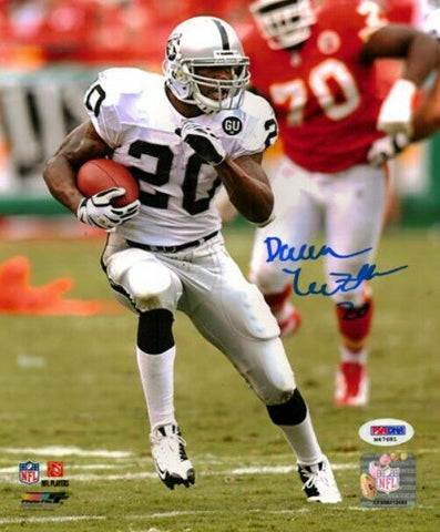 DARREN MCFADDEN AUTOGRAPHED SIGNED 8X10 PHOTO OAKLAND RAIDERS PSA/DNA 15099