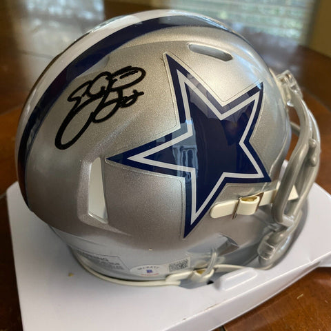 Emmitt Smith Autographed Signed Dallas Cowboys Mini Helmet Beckett