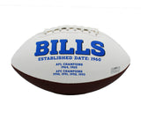 Mario Williams Signed Buffalo Bills Embroidered White NFL Football