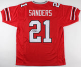 Deion Sanders Signed Atlanta Falcons Jersey (JSA COA) 8xPro Bowl Defensve Back