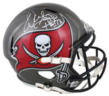 Buccaneers Warren Sapp HOF 13 Signed 2020 Full Size Speed Rep Helmet BAS Witness