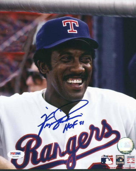 Rangers Fergie Jenkins 'HOF 91' Signed Authentic 8X10 Photo PSA/DNA #U66490