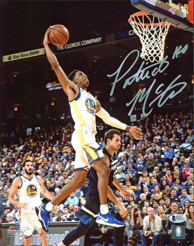 Warriors Patrick McCaw Authentic Signed 11x14 Photo Autographed BAS #E85415