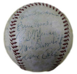 1954 Chicago Cubs Signed ONL Baseball Ernie Banks, Kiner +22 JSA Z42270 21350