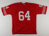 Dave Wilcox Signed San Francisco 49er Jersey Inscribed "HOF 2000" (TriStar Holo)