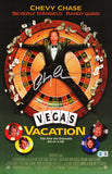 CHEVY CHASE AUTOGRAPHED 11X17 VEGAS VACATION MOVIE POSTER BECKETT 233722