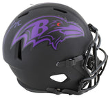 Ravens Ray Lewis Signed Eclipse Full Size Speed Rep Helmet BAS Witness #WD22059