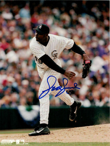 Jose Jimenez Autographed/Signed Colorado Rockies 8x10 Photo 11811